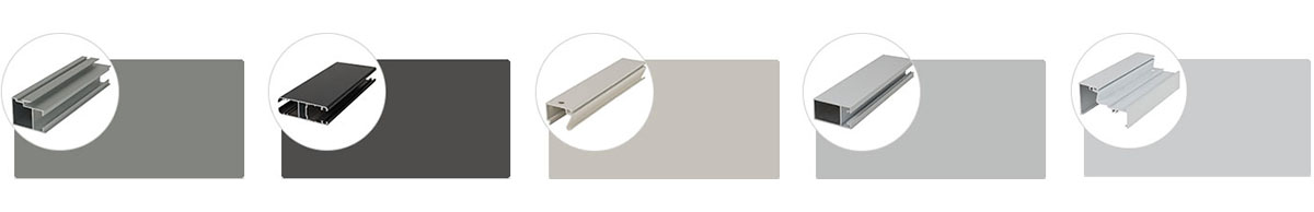 Aluminum Extrusions For Windows And Doors Mexico surface treatment