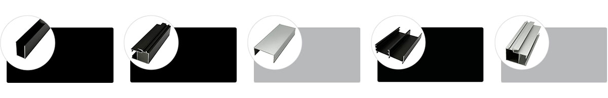 Aluminum Profile For Window And Door Bolivia Surface Treatment