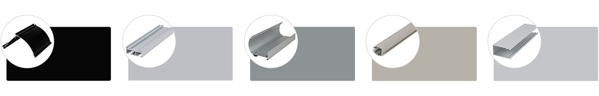 Curtain Track Aluminum Profiles Surface Treatment