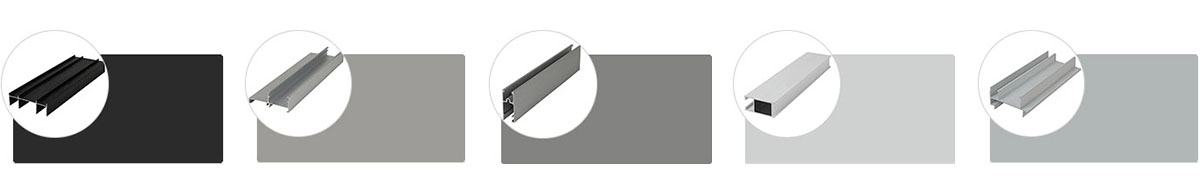 Aluminum Window And Door Profiles Colombia Surface Treatment
