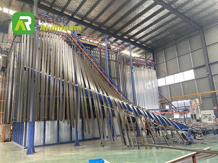 Retop aluminum sections factory