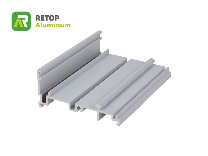 Aluminium profile door