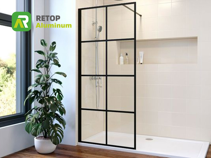 shower aluminium profile usage