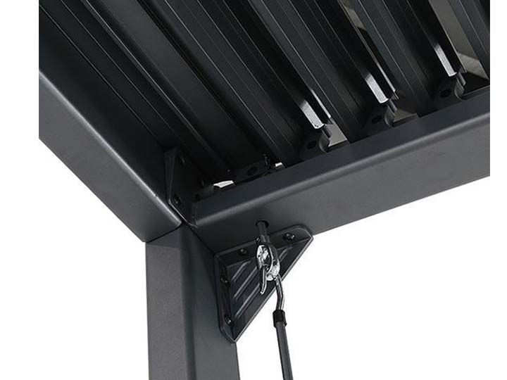 Modern aluminium pergola