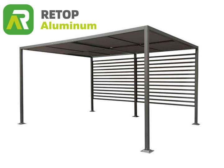 Modern aluminium pergola-beautiful and practical