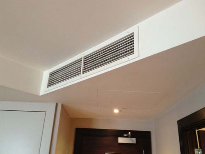 aluminium air diffuser profile in hotel
