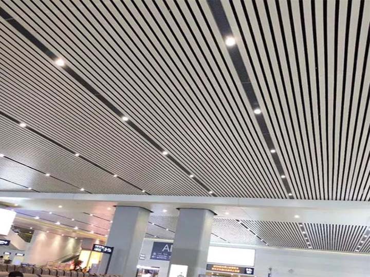 applications of aluminium slat ceiling
