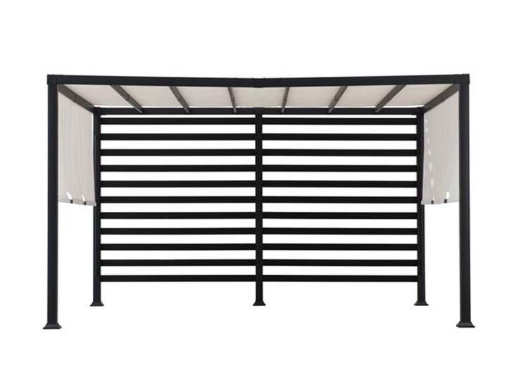 Modern aluminium pergola