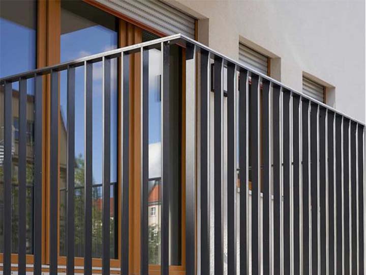 railing aluminum profile used in balcony