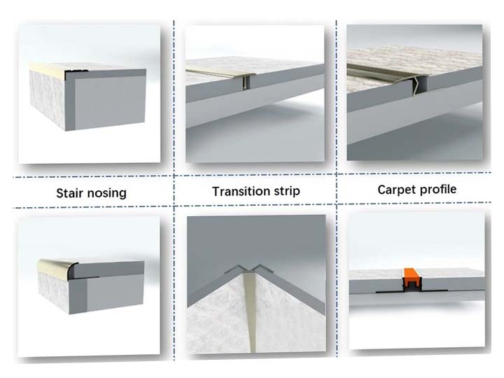 various tile edge trim aluminium