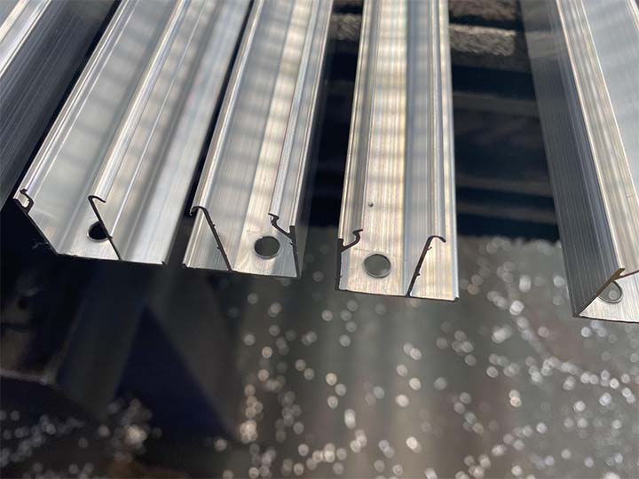 drilling for aluminum sections