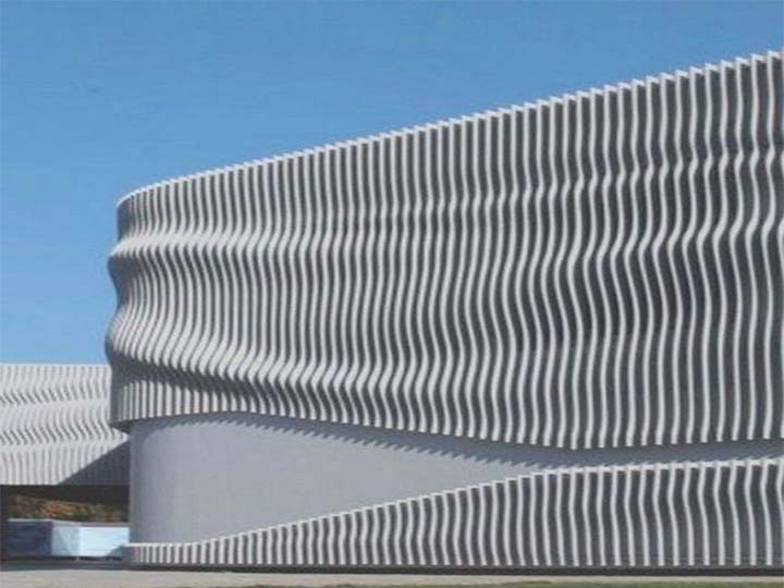 aluminium louvers sections