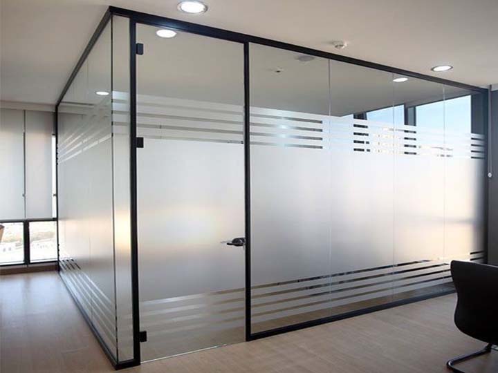aluminum glass partition wall
