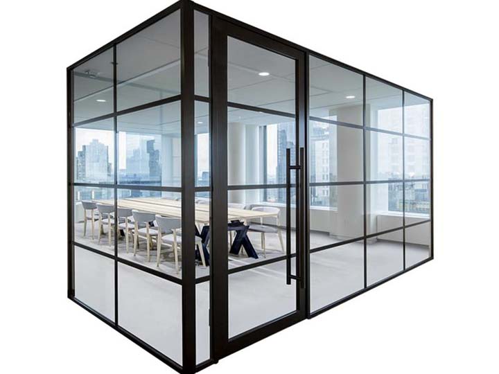 aluminum glass partitions