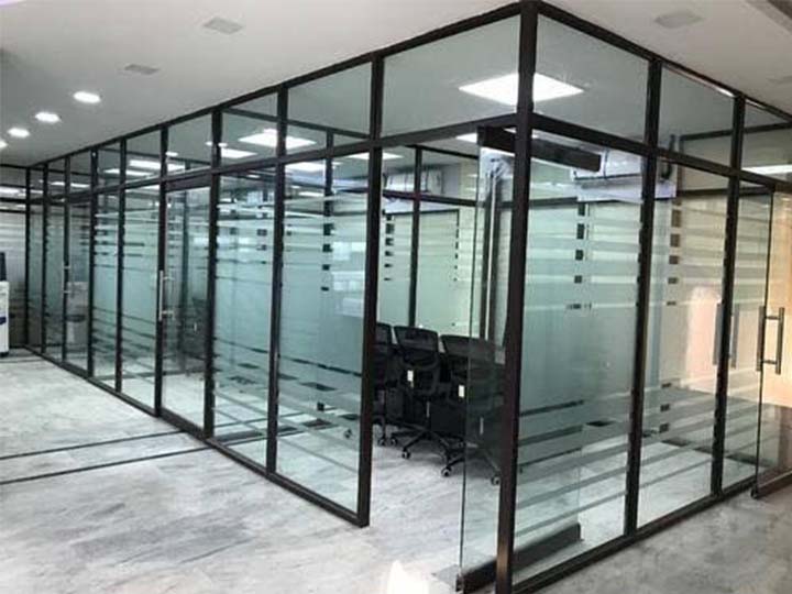 aluminum office partition