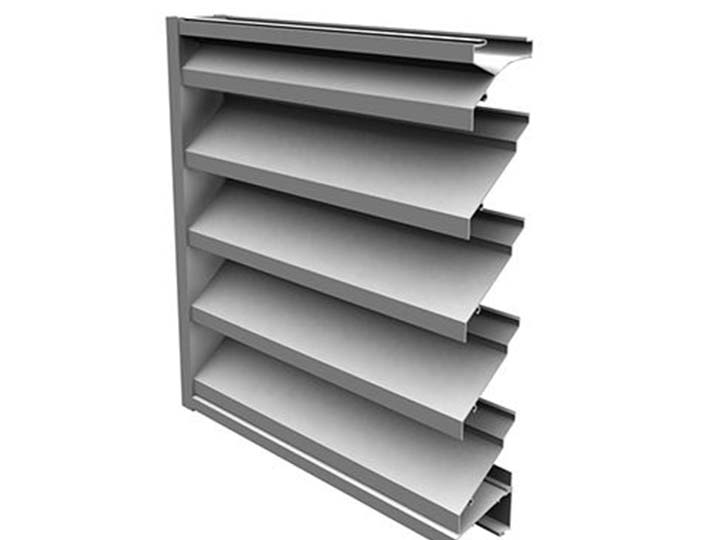 extruded aluminum louver