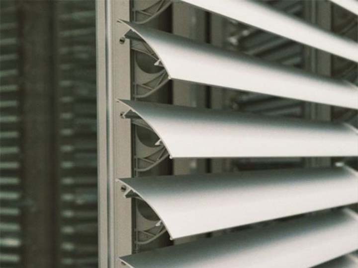 extruded aluminum louver