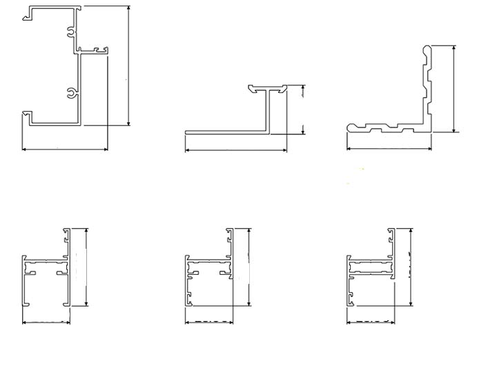  aluminum frame casement window drawing