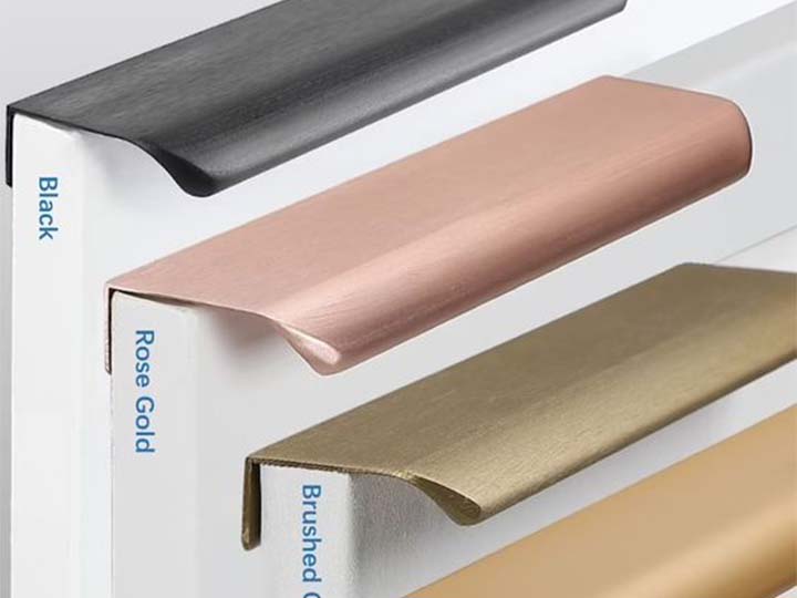 different colors kitchen aluminium profile