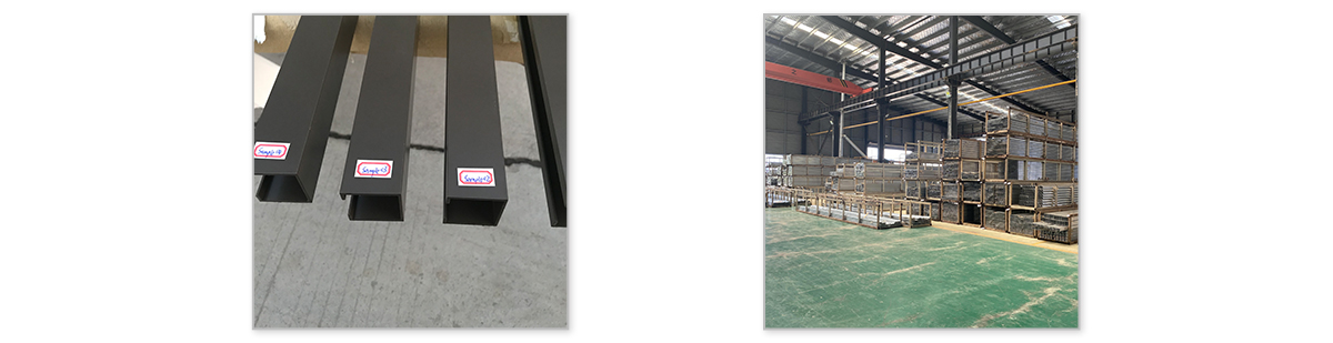 high quality aluminium profile door frame
