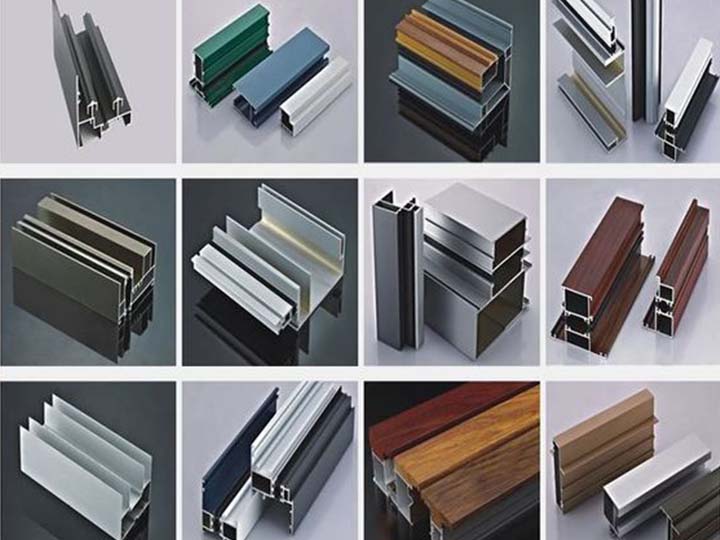 various glass door aluminium profile