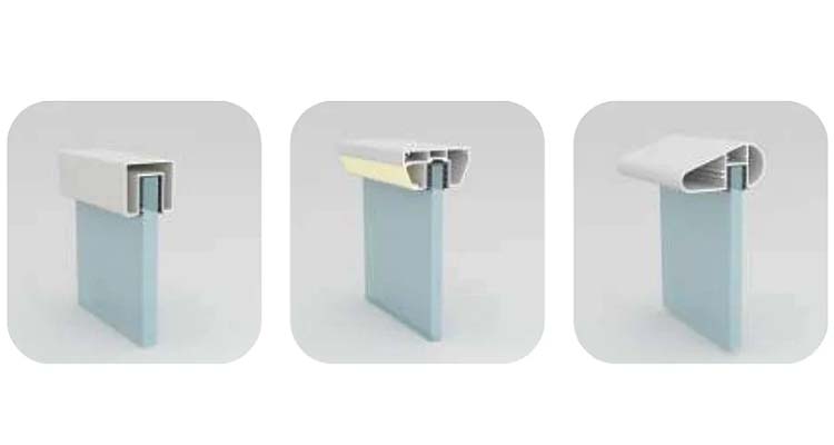 1308 aluminium rail profile