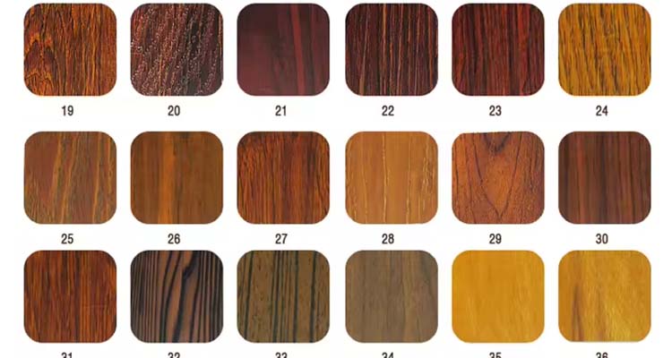 wood grain ceiling finishes