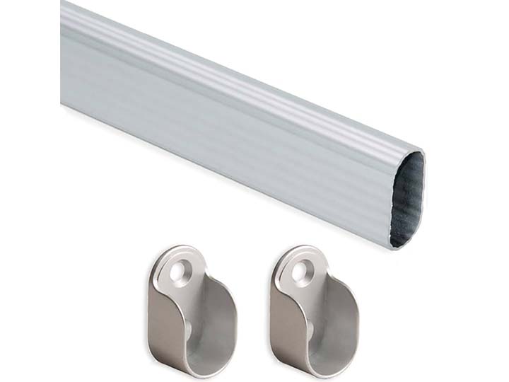 Aluminum profile for wardrobe hanging rail