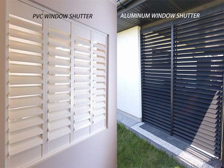 PVC vs. aluminium exterior shutter