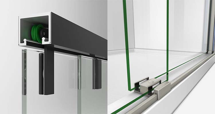 aluminium shower door profiles