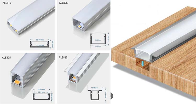  led aluminium profile