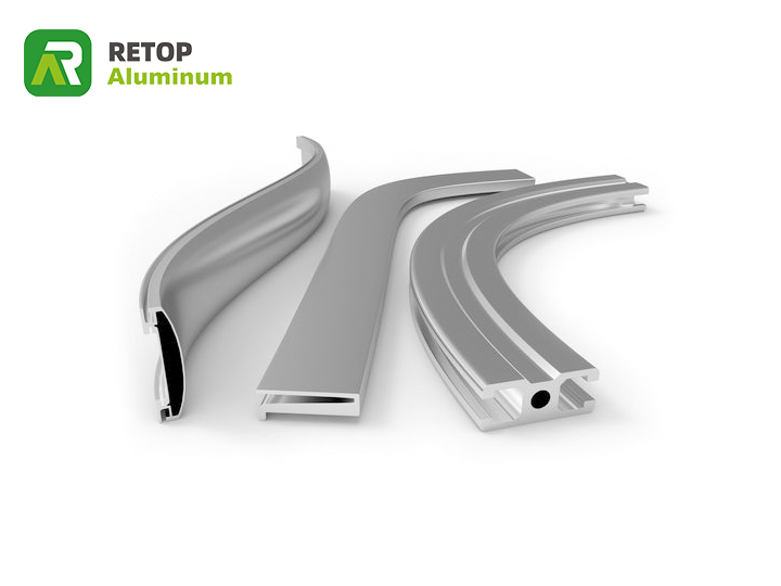 CNC aluminum curved profile tubes