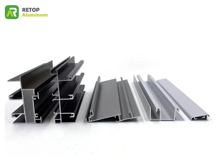 Aluminium sliding door extrusions