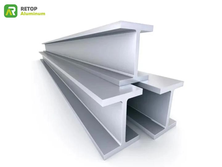 Extruded aluminum h beam profile