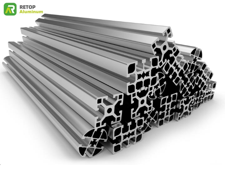 Anodized and Powder Coated T-Slotted Aluminum Extrusion