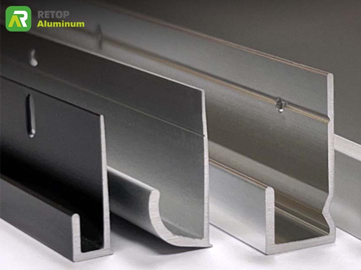 ISO anodized extruded aluminum J channel
