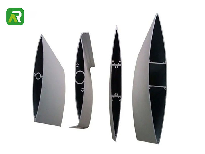 Architectural Exterior Aluminum Louver Aerfoil Fins Sun Louver