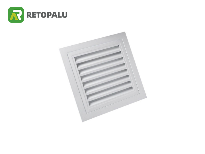 HVAC Ventilation Aluminum White Flush Wall Register Vent Ceiling