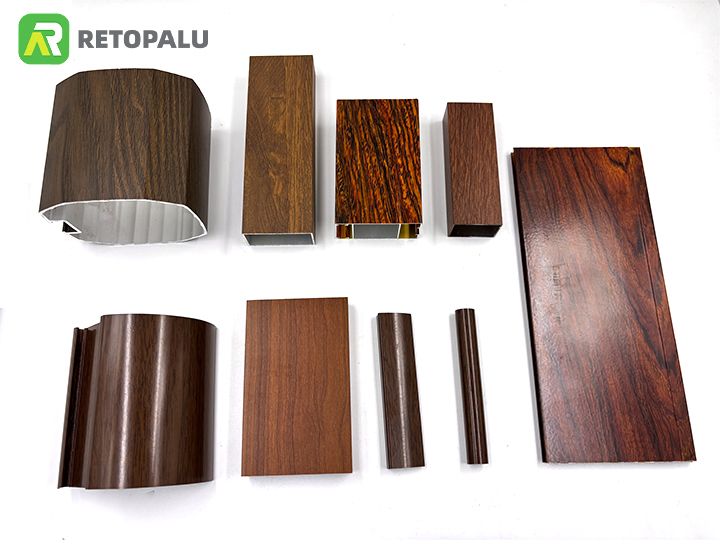 news listWood grain transfer aluminum profiles